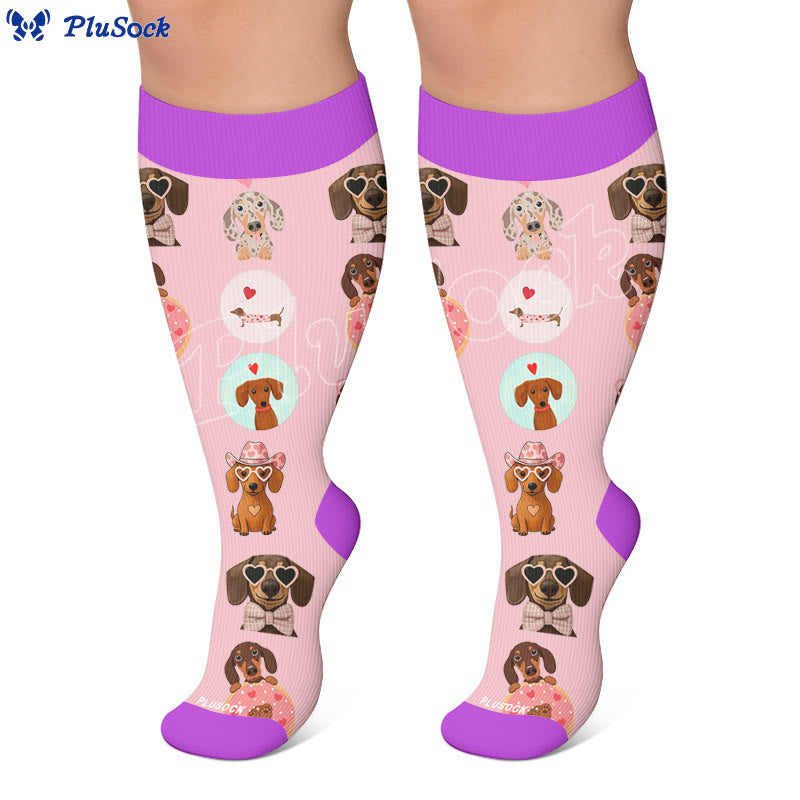 Lunettes de soleil cœur grande taille, chaussettes de compression pour chien - image 7