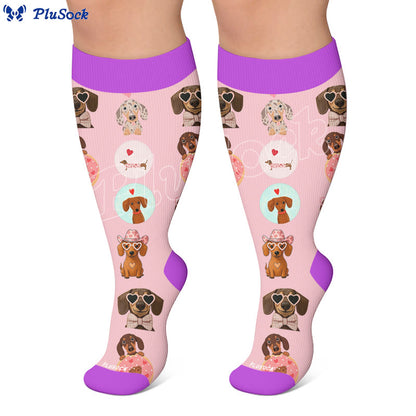 Lunettes de soleil cœur grande taille, chaussettes de compression pour chien - image 7