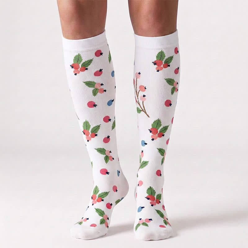 Chaussettes de compression Blooming Flowers (6 paires) - image 5