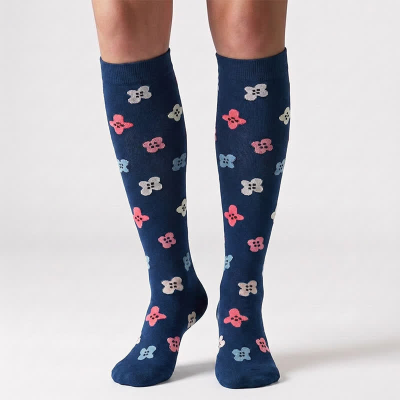 Chaussettes de compression Blooming Flowers (6 paires) - image 4