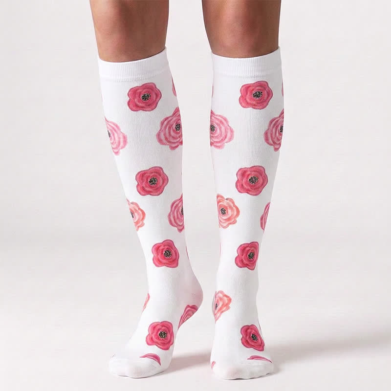Chaussettes de compression Blooming Flowers (6 paires) - image 2