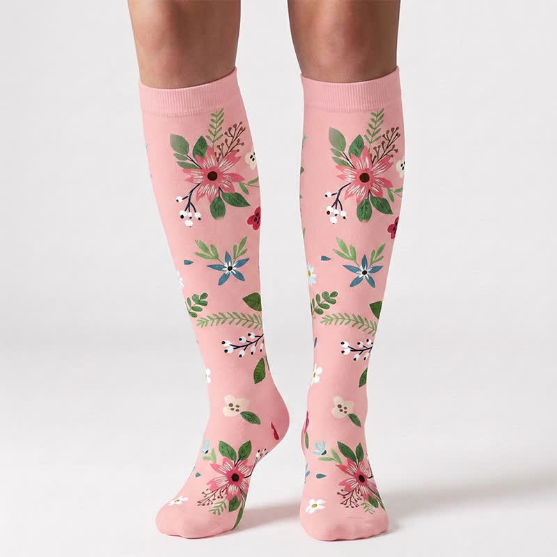 Chaussettes de compression Blooming Flowers (6 paires) - image 6