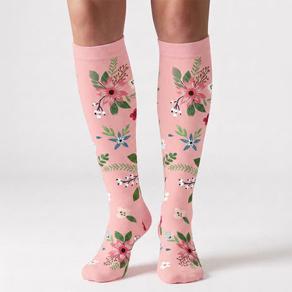 Chaussettes de compression Blooming Flowers (6 paires) - image 6