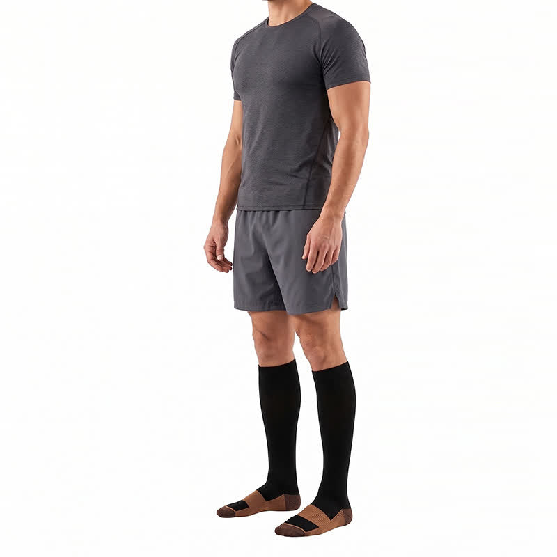 Chaussettes de compression respirantes pour le sport (3 paires) - image 4