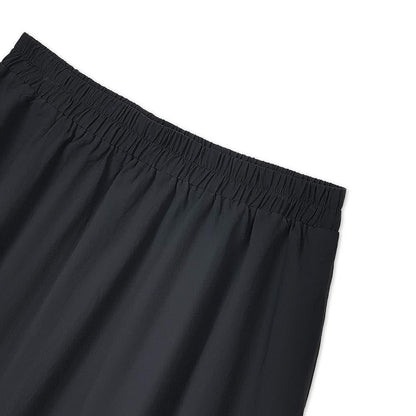 Ensemble jupe et haut ample en coton et lin uni grande taille avec poches - image 12