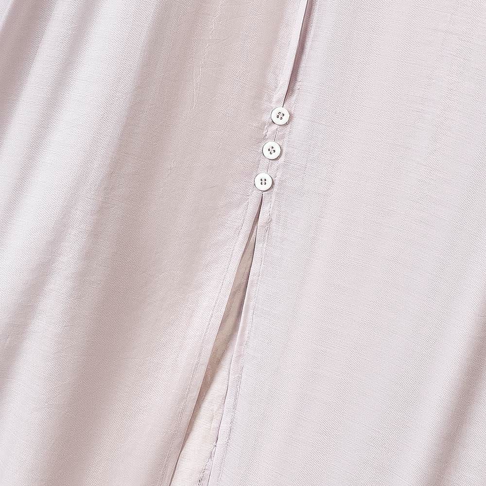 Ensemble chemise drapée et robe débardeur grande taille - image 4