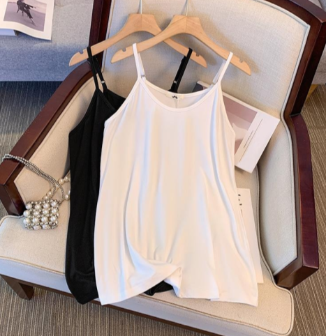 Débardeur camisole en soie glacée grande taille - image 0