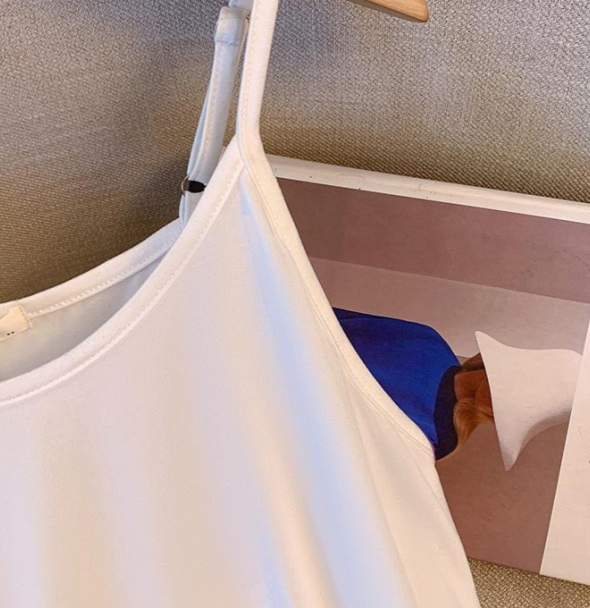 Débardeur camisole en soie glacée grande taille - image 4