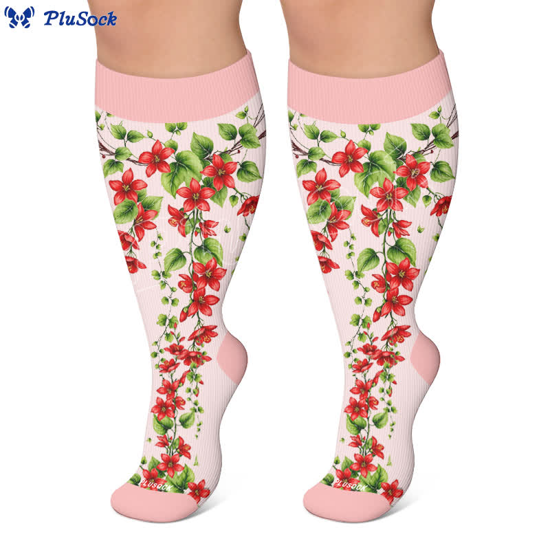 Chaussettes de compression Morning Glory grandes tailles - image 5