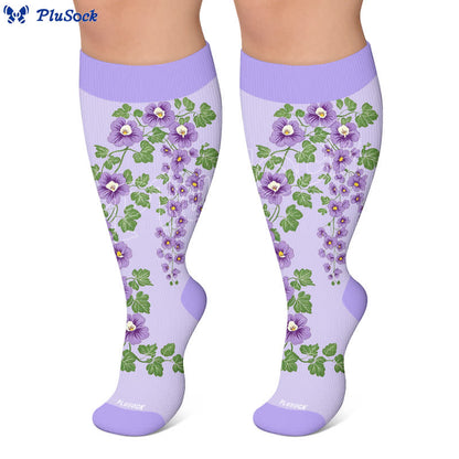Chaussettes de compression Morning Glory grandes tailles - image 4