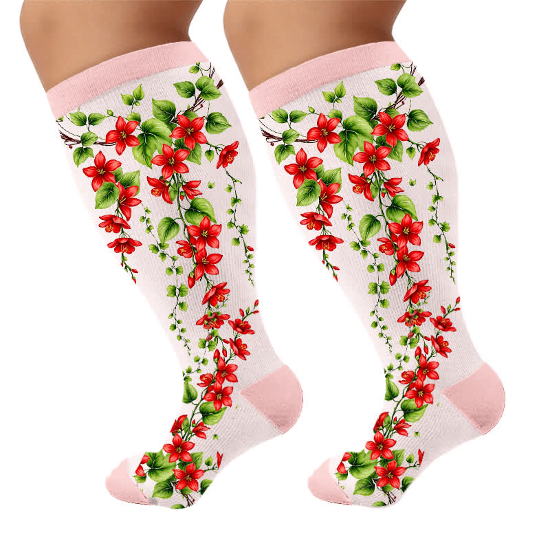 Chaussettes de compression Morning Glory grandes tailles - image 9