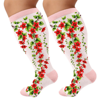 Chaussettes de compression Morning Glory grandes tailles - image 9