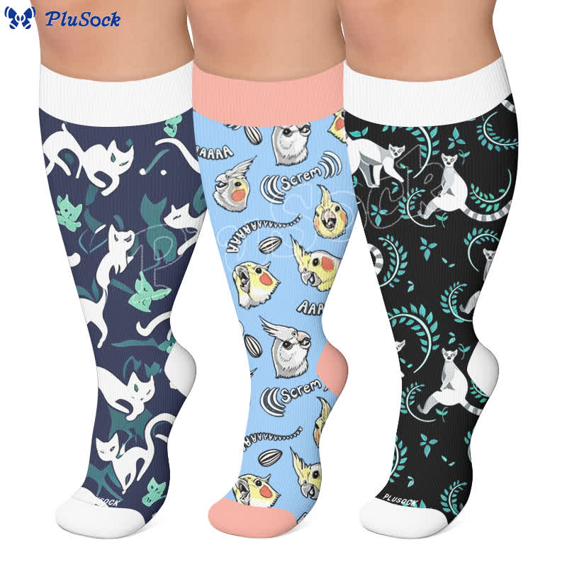Chaussettes de compression grandes tailles pour chats et perroquets - image 0