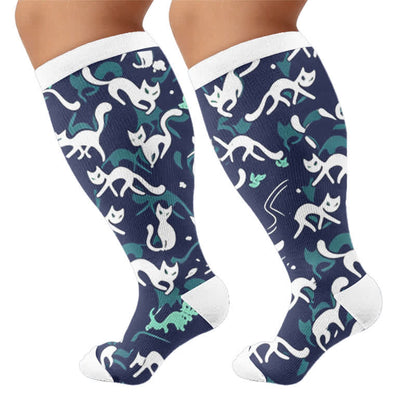 Chaussettes de compression grandes tailles pour chats et perroquets - Bleu (1 paire) - 4XL - image 8