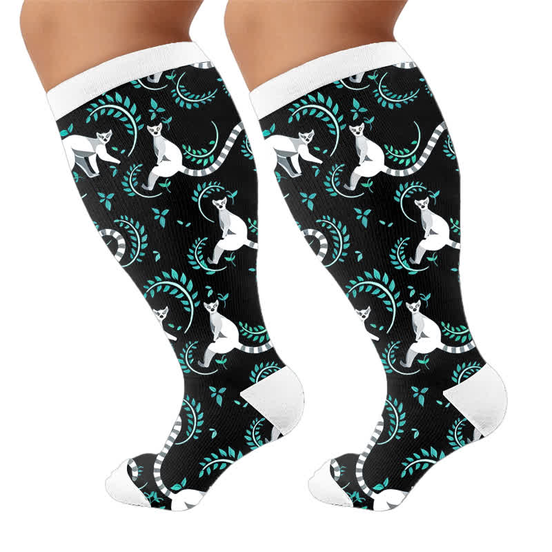 Chaussettes de compression grandes tailles pour chats et perroquets - Noir (1 paire) - 4XL - image 10