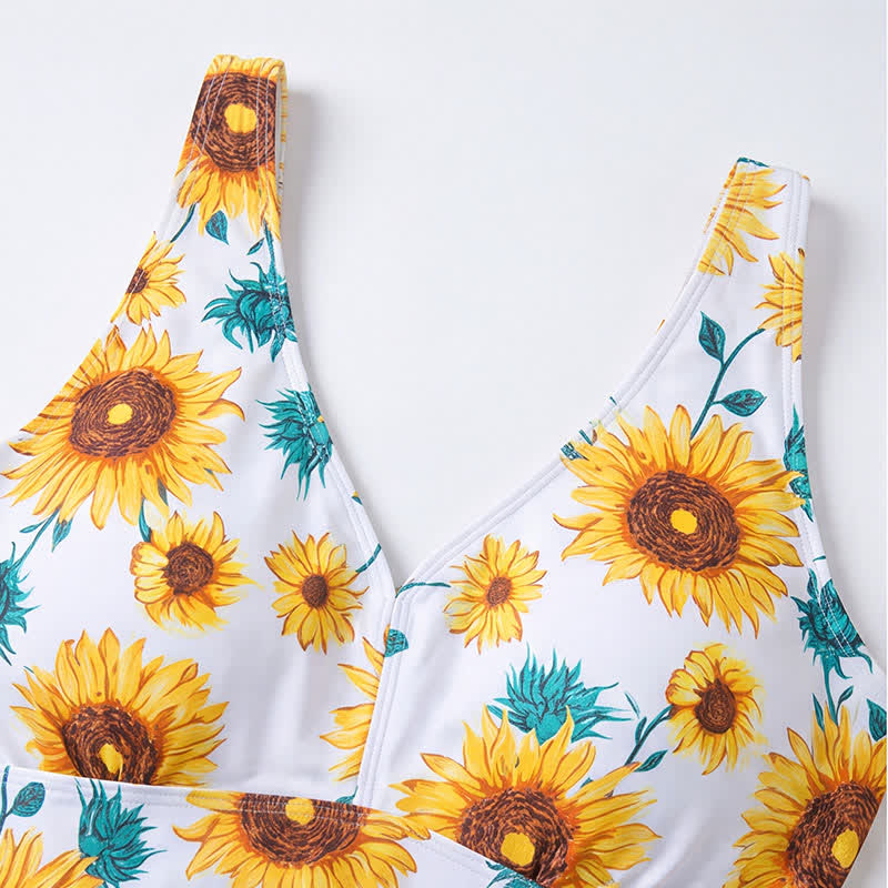 Robe de bain imprimée grande taille à bretelles anneaux - image 7