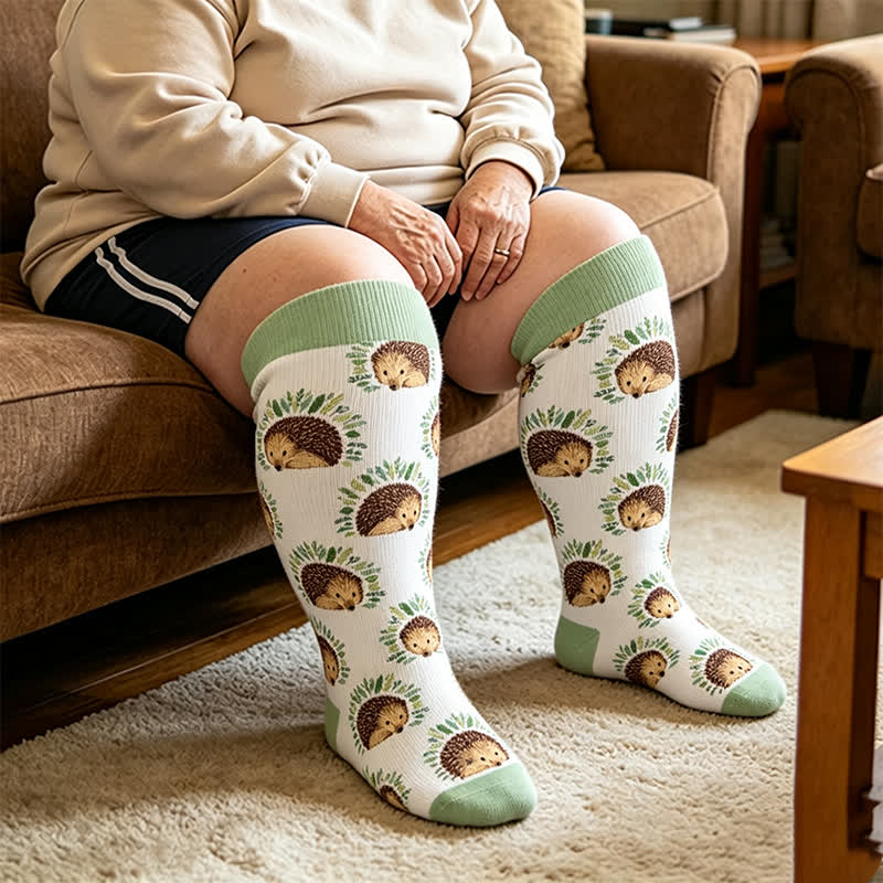 Chaussettes de compression hérisson grande taille - image 2