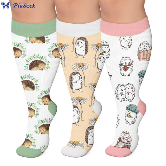 Chaussettes de compression hérisson grande taille - image 0