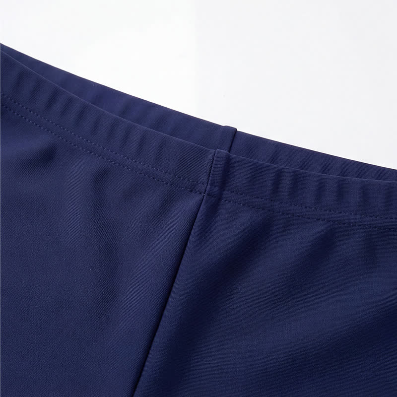 Short de bain shorty taille haute et coupe ajustée - image 6