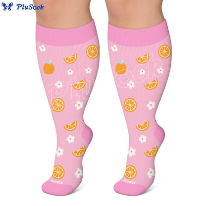 Chaussettes de compression à imprimé fruits grande taille - image 7