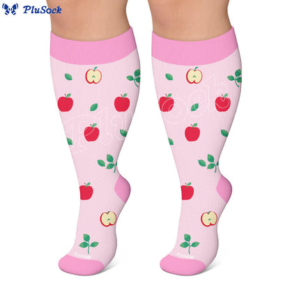 Chaussettes de compression à imprimé fruits grande taille - image 6