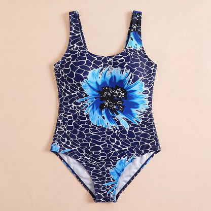 Maillot de bain une pièce à bretelles larges et imprimé floral - image 9
