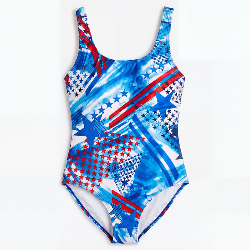 Maillot de bain une pièce à bretelles larges imprimé tigre et lapin multicolore - image 12