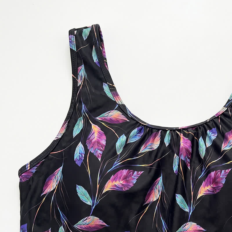 Ensemble tankini à feuilles tropicales - image 4