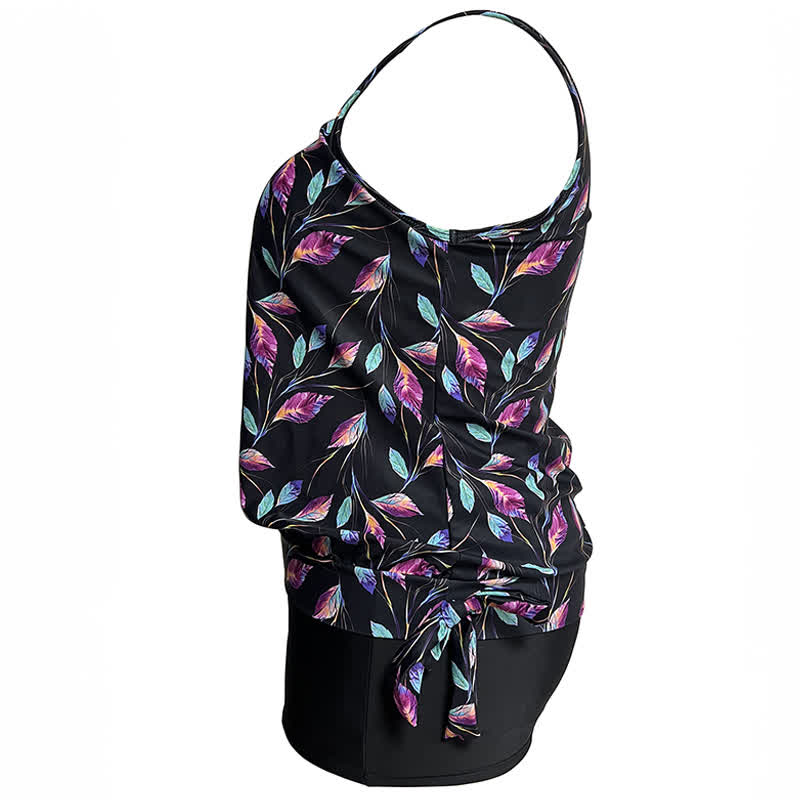 Ensemble tankini à feuilles tropicales - image 8