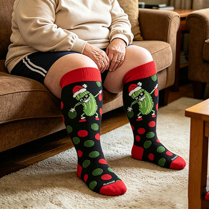 Chaussettes de compression Pickle Party grandes tailles - image 3