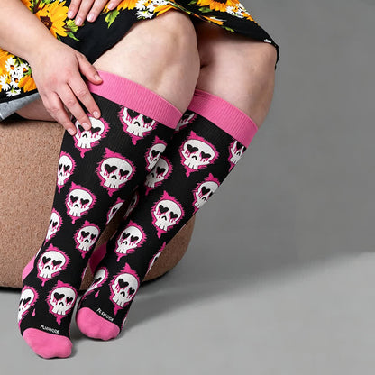 Chaussettes de compression Bat Heart grandes tailles - image 2