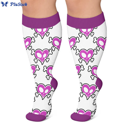 Chaussettes de compression Bat Heart grandes tailles - image 7