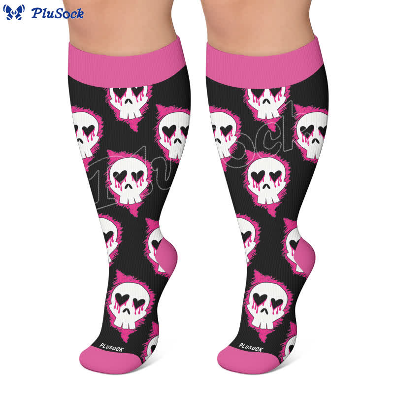 Chaussettes de compression Bat Heart grandes tailles - image 6
