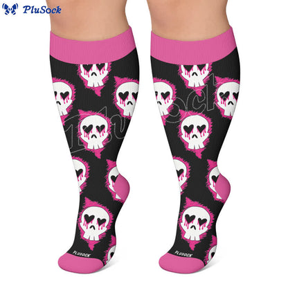 Chaussettes de compression Bat Heart grandes tailles - image 6