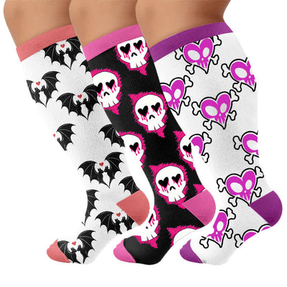 Chaussettes de compression Bat Heart grandes tailles - image 4