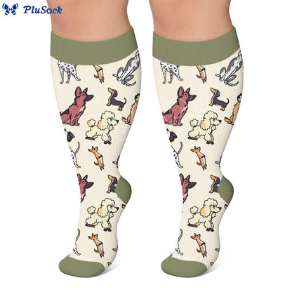 Chaussettes de compression Swan Cat grande taille - image 5