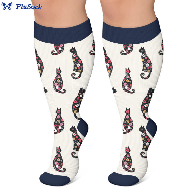 Chaussettes de compression Swan Cat grande taille - image 6