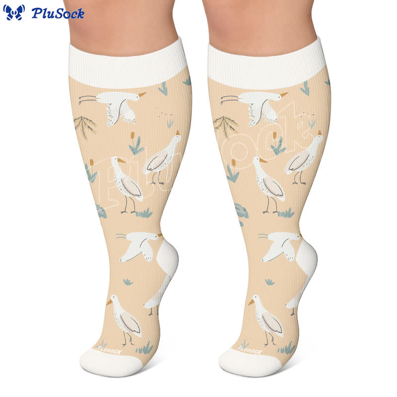 Chaussettes de compression Swan Cat grande taille - image 7