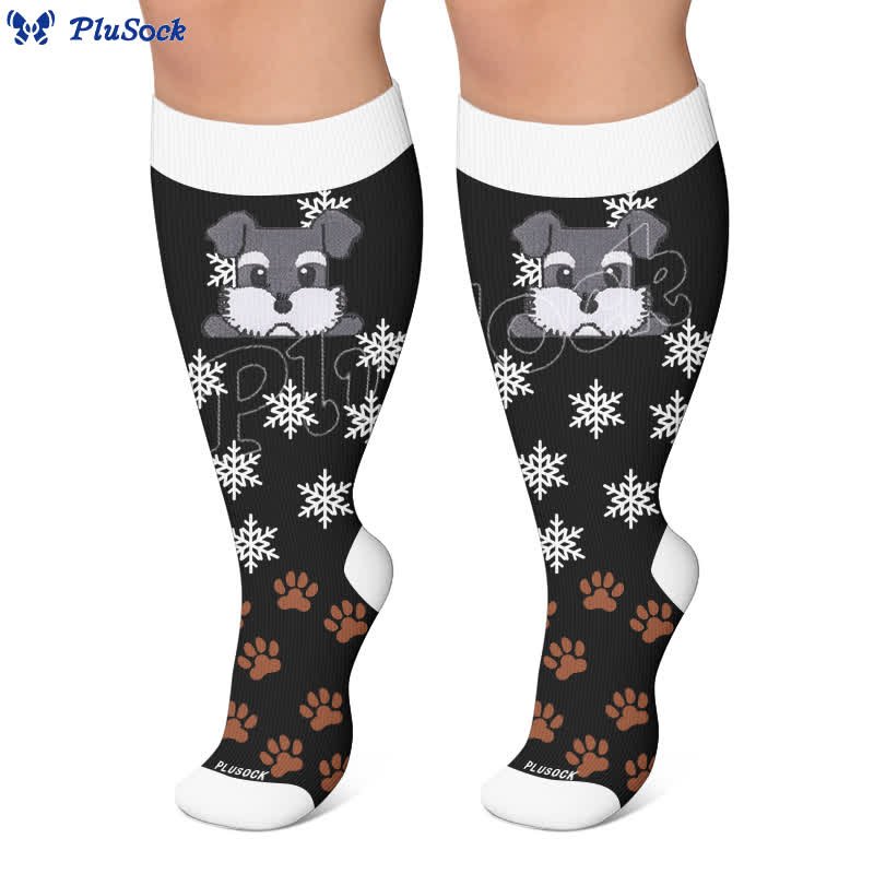 Chaussettes de compression rayées pour chien grande taille - image 6