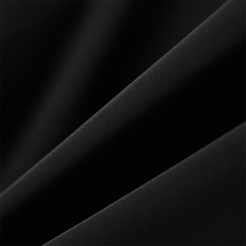 Chemisier à col cubain et coutures contrastées grandes tailles - image 5