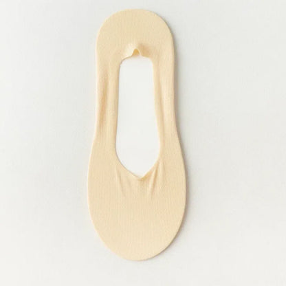 Chaussettes invisibles douces et rafraîchissantes en soie glacée (6 paires) - Nu - EU39-45(US6-11) - image 10