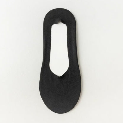Chaussettes invisibles douces et rafraîchissantes en soie glacée (6 paires) - Noir - EU39-45(US6-11) - image 11