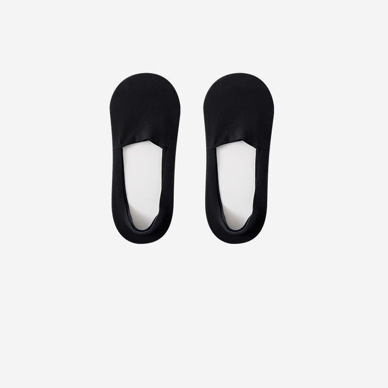 Chaussettes invisibles en coton respirant (3 paires) - Noir - RU39-44 (US6-10) - image 4
