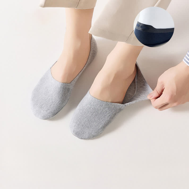 Chaussettes invisibles en coton respirant (3 paires) - image 1