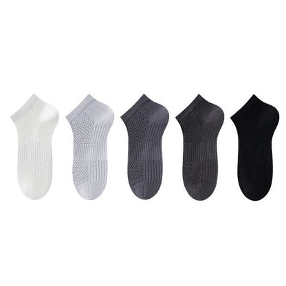 Chaussettes de cheville respirantes en soie glacée antibactérienne (5 paires) - image 11