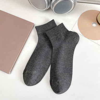 Chaussettes extensibles douces à la cheville (5 paires) - Gris foncé - UE36-44 (US3-10) - image 11