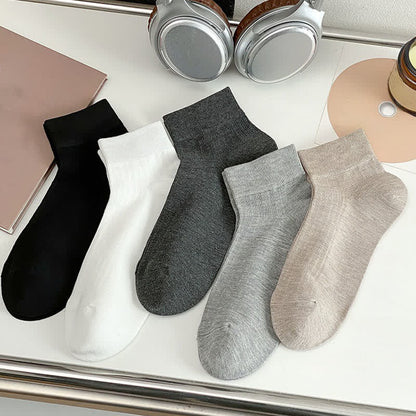 Chaussettes extensibles douces à la cheville (5 paires) - image 5