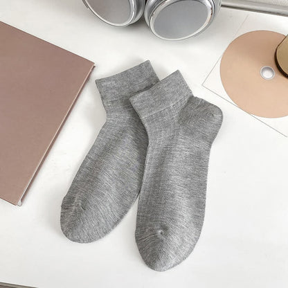 Chaussettes extensibles douces à la cheville (5 paires) - Gris clair - UE36-44 (US3-10) - image 10
