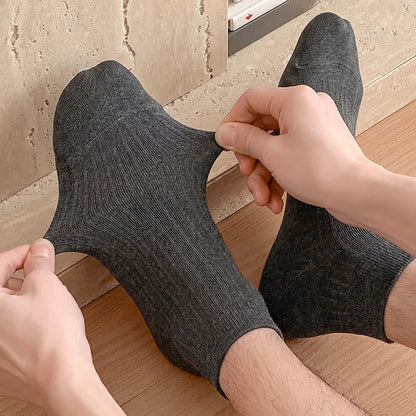 Chaussettes extensibles douces à la cheville (5 paires) - image 4