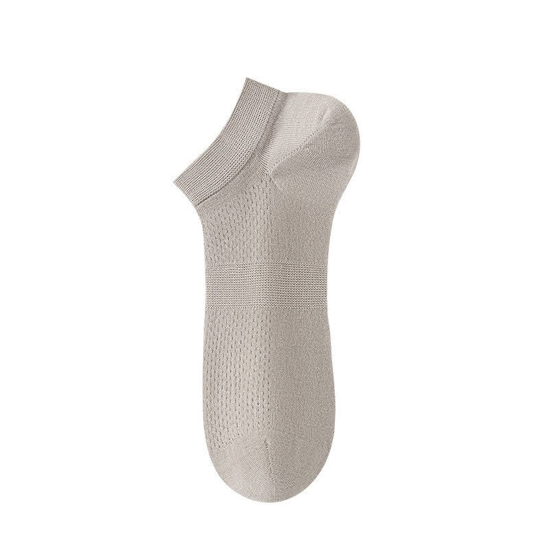 Chaussettes de cheville en soie respirante (8 paires) - Abricot - UE36-44 (US3-10) - image 10